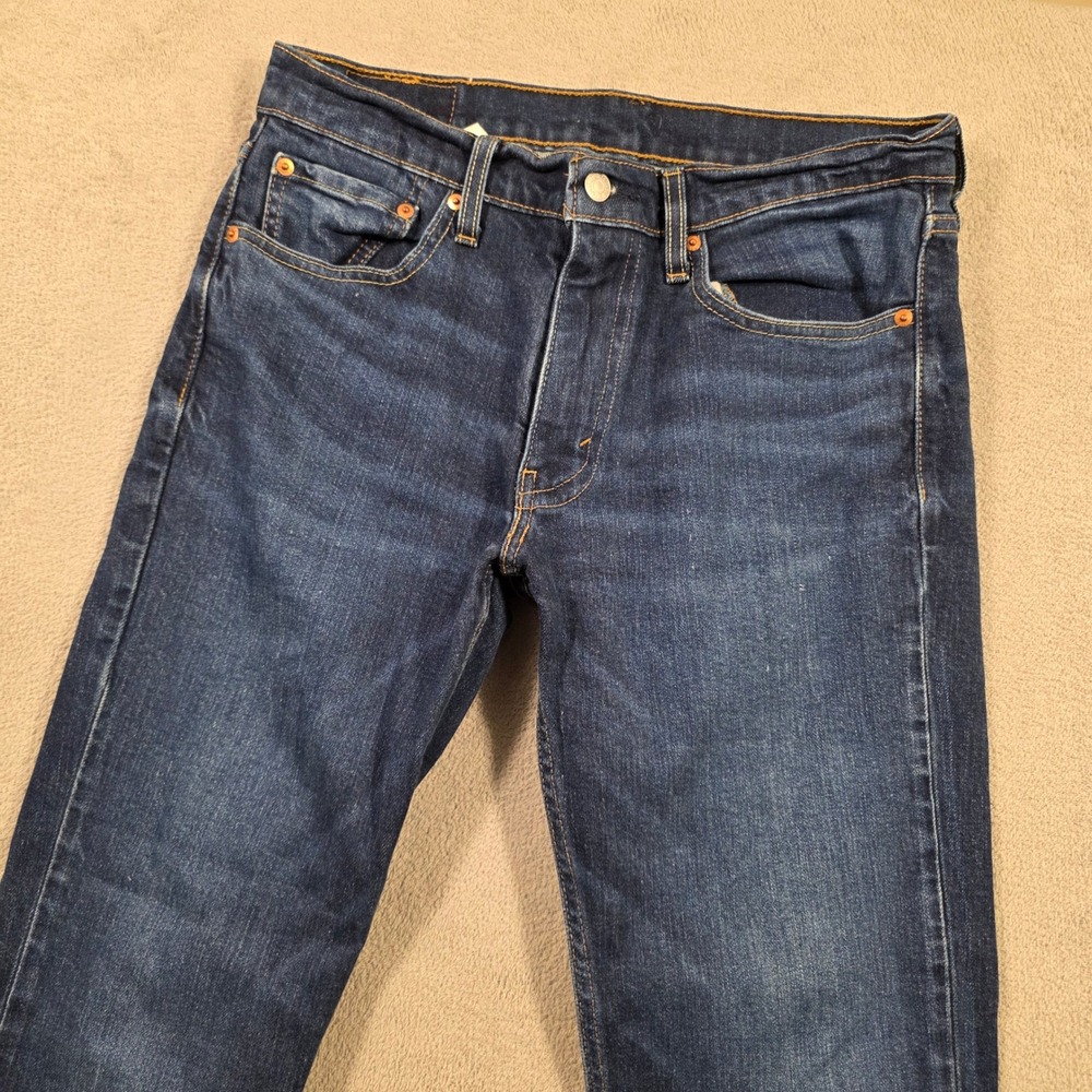 Levis 511 Slim Fit Jeans Mens 33x34 Dark Wash Indigo Denim 04511-2369